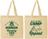 Personalized Family Vacation Cotton Tote Bags - Eat Sleep Camp Repeat | 180014