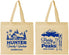 Personalized Family Vacation Cotton Tote Bags - Ski Trip Peaks | 180020