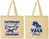 Personalized Family Vacation Cotton Tote Bags - Vaca Mode Trip | 180054