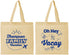 Personalized Family Vacation Cotton Tote Bags - Beach | 180056
