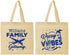 Personalized Family Vacation Cotton Tote Bags - Life Is Good At The Beach | 180058