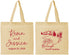 Personalized Wedding Cotton Tote Bags - North Carolina | 182