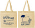 Personalized Wedding Cotton Tote Bags - North Dakota | 183