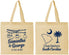 Personalized Wedding Cotton Tote Bags - South Carolina | 189