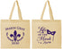 Personalized Mardi Gras Cotton Tote Bags - Life Of The Mardi | 190004
