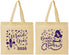 Personalized Mardi Gras Cotton Tote Bags - Beads And Boobs | 190005