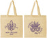 Personalized Mardi Gras Cotton Tote Bags - Fleur De Lis | 190010