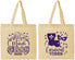 Personalized Mardi Gras Cotton Tote Bags - Fleur De Lis Carnaval | 190012