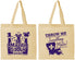 Personalized Mardi Gras Cotton Tote Bags - Beads Nola | 190017