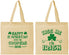 Personalized St Patricks Day Cotton Tote Bags - Kiss Me I Am Irish | 200004