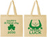 Personalized St Patricks Day Cotton Tote Bags - Clover Irish | 200008