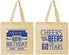 Personalized Birthday Cotton Tote Bags - Cheers Beers To 60 Years | 20001