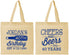 Personalized Birthday Cotton Tote Bags - Cheers Beers To 40 Years | 20002