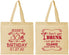 Personalized Birthday Cotton Tote Bags - Dirty 30 | 20011