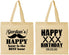 Personalized Birthday Cotton Tote Bags - 30th | 20013