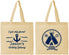 Personalized Birthday Cotton Tote Bags - Ship Faced Nautical | 20024