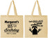 Personalized Birthday Cotton Tote Bags - 25th Fiesta | 20035