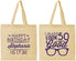 Personalized Birthday Cotton Tote Bags - 50th | 20049