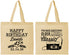 Personalized Birthday Cotton Tote Bags - 45th Cassette Tape | 20059