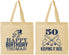 Personalized Birthday Cotton Tote Bags - 50th Keeping It Reel | 20066