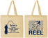 Personalized Birthday Cotton Tote Bags - 50th Keeping It Reel | 20067