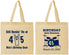 Personalized Birthday Cotton Tote Bags - 45th Jam Session | 20069