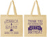 Personalized Birthday Cotton Tote Bags - 25th | 20075