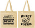 Personalized Birthday Cotton Tote Bags - Built Tough | 20078