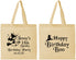 Personalized Birthday Cotton Tote Bags - 18th Halloween | 20081