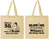 Personalized Birthday Cotton Tote Bags - 50th | 20085