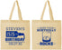 Personalized Birthday Cotton Tote Bags - 55th | 20090