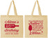 Personalized Birthday Cotton Tote Bags - 25th Wine | 20099