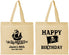 Personalized Birthday Cotton Tote Bags - 60th Pirate | 20106