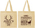 Personalized Birthday Cotton Tote Bags - 30th Deer Season | 20127