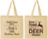 Personalized Birthday Cotton Tote Bags - 55th Gone Fishing | 20128