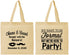 Personalized Birthday Cotton Tote Bags - Cheers Beers Formal | 20133