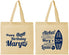 Personalized Birthday Cotton Tote Bags - 30th Hawaii | 20136