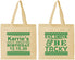 Personalized Birthday Cotton Tote Bags - Christmas Eat Drink Tacky | 20137