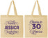 Personalized Birthday Cotton Tote Bags - Cheers To 30 Years | 20142