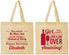 Personalized Birthday Cotton Tote Bags - Look A Day Over Amazing | 20150