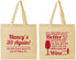 Personalized Birthday Cotton Tote Bags - 40th Wine | 20154