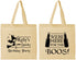 Personalized Birthday Cotton Tote Bags - Halloween Spooky Boos | 20158
