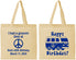 Personalized Birthday Cotton Tote Bags - 60th | 20186