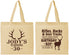Personalized Birthday Cotton Tote Bags - 30th Hunting | 20196
