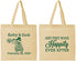 Personalized Wedding Cotton Tote Bags - Happily Ever After Tractor | 202