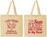 Personalized Birthday Cotton Tote Bags - Sun Sand Drink Hand | 20205