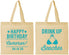 Personalized Birthday Cotton Tote Bags - Drink Up Beaches | 20208