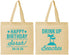 Personalized Birthday Cotton Tote Bags - Drink Up Beaches | 20209