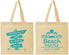 Personalized Birthday Cotton Tote Bags - 65th Beach | 20210