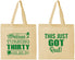 Personalized Birthday Cotton Tote Bags - 30th | 20213